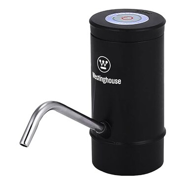 Westinghouse USA USB Rechargeable Water Pump Dispenser   Portable Design   Touch Button Control   Built-in LED Light   Ideal for Bottled Water