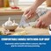 Westinghouse USA Stainless Steel Garlic Press &ndash; White   Rust-Proof, Ergonomic Non-Slip Handle   Effortless Garlic Mincing   Dishwasher Safe Kitchen Tool