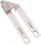 Westinghouse USA Stainless Steel Garlic Press &ndash; White   Rust-Proof, Ergonomic Non-Slip Handle   Effortless Garlic Mincing   Dishwasher Safe Kitchen Tool