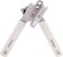 Westinghouse USA Stainless Steel Can Opener   Heavy-Duty Manual Kitchen Opener with Sharp Cutting Wheel   Smooth Edge, Non-Slip Handle &amp; Built-in Bottle Opener