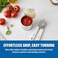 Westinghouse USA Stainless Steel Can Opener   Heavy-Duty Manual Kitchen Opener with Sharp Cutting Wheel   Smooth Edge, Non-Slip Handle &amp; Built-in Bottle Opener