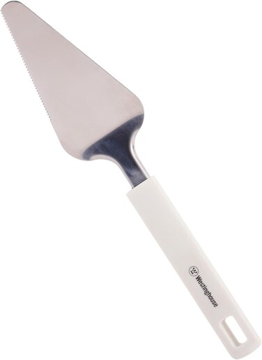 Westinghouse USA Stainless Steel Cake Server   Durable &amp; Elegant Dessert Server for Cakes, Pies &amp; Pastries   Comfortable Grip   Dishwasher Safe