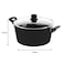 Westinghouse USA Casserole with Lid 24cm - Cast‑Aluminum Non‑Stick Cookware &ndash; Lightweight for Effortless Cooking, Scratch‑Resistant QuanTanium Coating for Healthy Cooking, Oven Safe