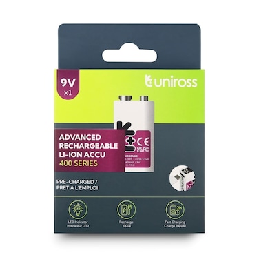 Lithium USB-C E-Block 9V - PK1