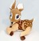 Dimian Bambolina Plush Daisy with Moving Glitter Eyes &amp; Speaking Three Fairy Tales - English Version.