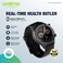 Oraimo Smart Watch 1.32 Inch HD Full Color Touch Screen Build In Fitness Tracker With Heart Rate &amp; Blood Oxygen Monitor Waterproof Apple iPhone Android - Dark Chrome
