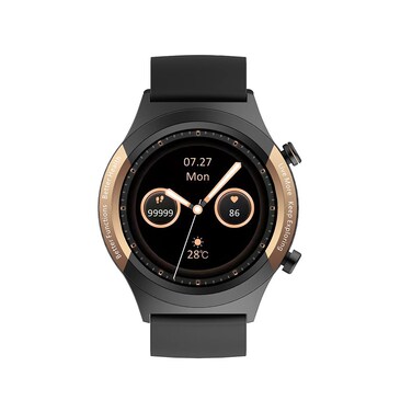 Oraimo Smart Watch 1.32 Inch HD Full Color Touch Screen Build In Fitness Tracker With Heart Rate &amp; Blood Oxygen Monitor Waterproof Apple iPhone Android - Gold