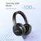 ZOOOK ENIGMA Wireless Headphones Bluetooth 5.0 Over-Ear Headset with Mic Hybrid Active Noise Cancelling Hi-Res Audio 30H Battery Wearing Detection Foldable for Travel, Work, Music, Call UAE Version