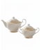 Fissman Teapot and Sugar Bowl Set, Porcelain Tea Set Versailles Series   1350mL Teapot with 500mL Sugar Bowl