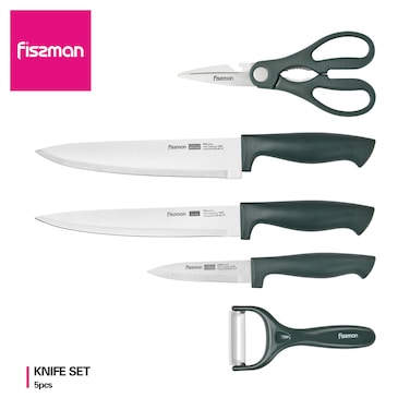 Fissman 5-Piece Knife Set Agave 3cr13 Steel