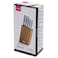 Fissman 6-Piece Knife Set Nagatomi with Acacia Wooden Block with Stand