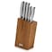 Fissman 6-Piece Knife Set Nagatomi with Acacia Wooden Block with Stand