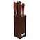 Fissman 6-Piece Kitchen Knife Set with Wooden Block, Stainless Steel Pascual Series