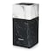 Fissman Universal Knife Marble Blocks, Holders With Slots For Scissors And Sharpening Rod And Detach For Easy Cleaning White/Black 11x23x11cm