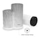 Fissman Kitchen Knife And Utensil Organizer 11x11x22+11x8x17cm Marble Grey (Plastic)