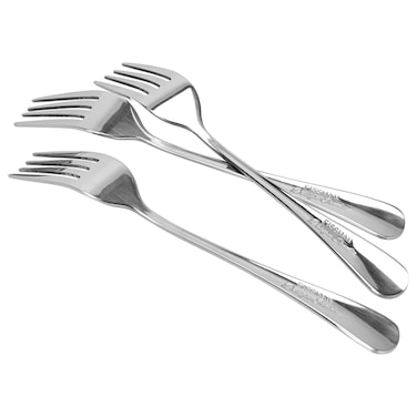 Fissman 3-Piece Dessert Forks Flavia 17cm Stainless Steel