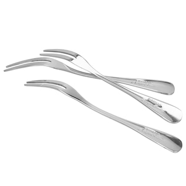 Fissman 3-Piece Fruit Forks Flavia 13cm Stainless Steel
