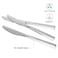 Fissman 3-Piece Dinner Knife 22.5cm, Stainless Steel Cutlery Set Flor Series