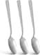 Fissman 3-Piece Dinner Spoon 20cm, Stainless Steel Cutlery Set Flor Series