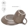 Fissman 2-Piece Cups Firmina Brown 180ml with Saucers New Bone China
