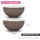Fissman 2-Piece Bowls Firmina Brown 14.5cm/620ml New Bone China