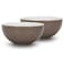 Fissman 2-Piece Bowls Firmina Brown 14.5cm/620ml New Bone China