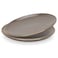 Fissman 2-Piece Plates Firmina Brown 21cm New Bone China