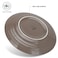 Fissman 2-Piece Plates Firmina Brown 26cm New Bone China