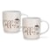 Fissman 2-Piece Mugs 310ml The Coffee I Do New Bone China