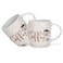 Fissman 2-Piece Mugs 310ml The Coffee I Do New Bone China