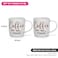 Fissman 2-Piece Mugs 310ml Coffee On My Mind New Bone China
