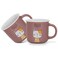 Fissman 2-Piece Mugs 380ml Hello New Bone China