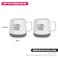 Fissman 2-Piece Mugs 400ml Happy Ever After New Bone China