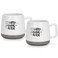 Fissman 2-Piece Mugs 400ml Happy Ever After New Bone China