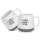 Fissman 2-Piece Mugs 400ml Happy Ever After New Bone China