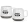 Fissman 2-Piece Mugs 400ml Happy Together New Bone China
