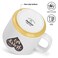 Fissman 2-Piece Mugs 490ml Happy Day With Heart New Bone China