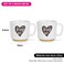 Fissman 2-Piece Mugs 490ml Happy Day With Heart New Bone China