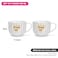 Fissman 2-Piece Mugs 580ml Happy Day Checked New Bone China