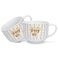 Fissman 2-Piece Mugs 580ml Happy Day Checked New Bone China