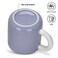 Fissman 2-Piece Mugs 360ml Lilac New Bone China
