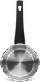 Fissman Saucepan with Pouring Spout 1.5L, Stainless Steel Saucepan 16x8.5cm Dione Series, 18/10 INOX304 Saucepan Silverware   Ergonomic Bakelite Handle   Induction Bottom