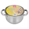 Fissman Stockpot Felina 18cm/2.9LTR With Glass Lid Stainless Steel