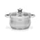 Fissman Stockpot Felina 20cm/3.9LTR With Glass Lid Stainless Steel