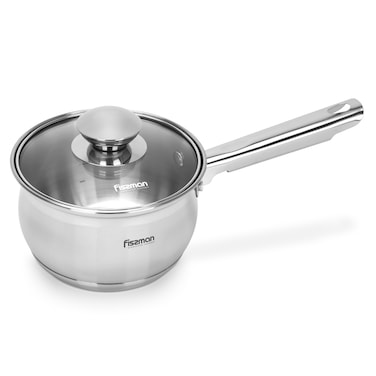 Fissman Saucepan Felina 14cm/1.1LTR With Lid Stainless Steel