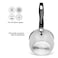 Fissman Saucepan 16cm/0.95LTR Double Wall Bain-Marie Without Lid Stainless Steel