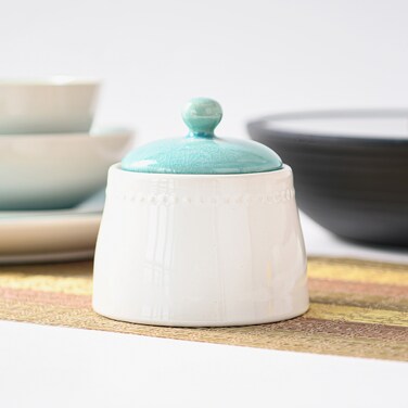 Fissman Sugar Pot Celine 450ml Ceramic Azure