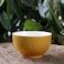 Fissman Bowl 14 cm/640ml Yellow Ceramic