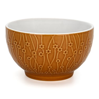 Fissman Bowl 14 cm/640ml Yellow Ceramic