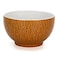 Fissman Bowl 14 cm/640ml Yellow Ceramic
